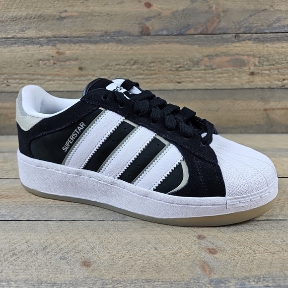 adidas Superstar XLG Essence Women's Shoes Core Black/Putty Grey/Cloud White - Picture 2 of 14
